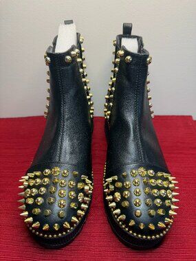Cape Robbin Black Studded Spike Boots • Size 7 • Brand New